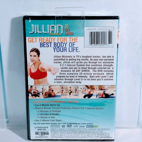Jillian Michaels 30 day shred  excercise DVD - Picture 2 of 6